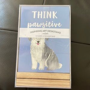 Inspiring Art desk stand with 12 cards. New in package